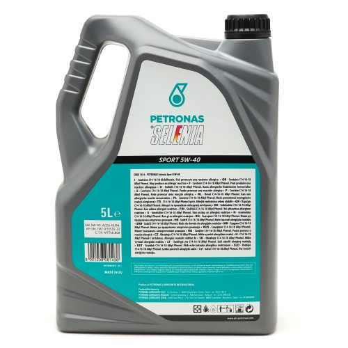 Selenia Sport 5W-40 Motoröl 5l